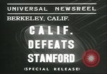 Image College Football Game Berkeley California USA, 1936, de la seconde 5 séquences d'archives historiques vidéo 65675060575