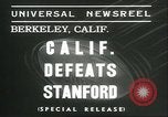 Image College Football Game Berkeley California USA, 1936, de la seconde 8 séquences d'archives historiques vidéo 65675060575