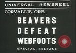 Image College Football Game Corvallis Oregon USA, 1936, de la seconde 6 séquences d'archives historiques vidéo 65675060576