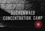 Image of Buchenwald Concentration Camp Weimar Germany, 1945, second 6 stock footage video 65675060582