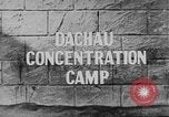 Standbild Konzentrationslager Dachau Dachau Deutschland, 1945, aus Sekunde 1 historischem Filmmaterial Videoclip 65675060583