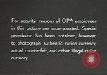 Image of counterfeit ration stamps United States USA, 1943, second 18 stock footage video 65675060587