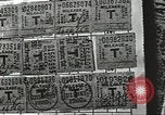Image ration de contrefaçon de timbres United States USA, 1943, de la seconde 5 séquences d'archives historiques vidéo 65675060589