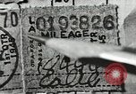 Image ration de contrefaçon de timbres United States USA, 1943, de la seconde 23 séquences d'archives historiques vidéo 65675060589