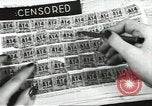 Image ration de contrefaçon de timbres United States USA, 1943, de la seconde 38 séquences d'archives historiques vidéo 65675060589