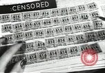 Image ration de contrefaçon de timbres United States USA, 1943, de la seconde 40 séquences d'archives historiques vidéo 65675060589