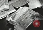Image ration de contrefaçon de timbres United States USA, 1943, de la seconde 56 séquences d'archives historiques vidéo 65675060589