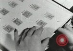 Image of counterfeit ration stamps United States USA, 1943, second 7 stock footage video 65675060590