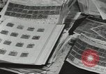 Image of counterfeit ration stamps United States USA, 1943, second 30 stock footage video 65675060590