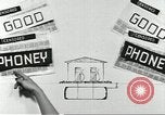 Image of counterfeit gasoline stamps United States USA, 1943, second 62 stock footage video 65675060591