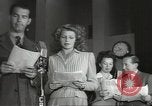 Image of Famous Hollywood personalities prepare for broadcast Hollywood Los Angeles California USA, 1943, second 3 stock footage video 65675060595