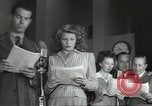 Image of Famous Hollywood personalities prepare for broadcast Hollywood Los Angeles California USA, 1943, second 6 stock footage video 65675060595