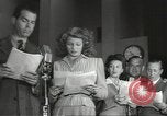 Image of Famous Hollywood personalities prepare for broadcast Hollywood Los Angeles California USA, 1943, second 9 stock footage video 65675060595