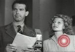 Image of Famous Hollywood personalities prepare for broadcast Hollywood Los Angeles California USA, 1943, second 14 stock footage video 65675060595