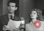 Image of Famous Hollywood personalities prepare for broadcast Hollywood Los Angeles California USA, 1943, second 15 stock footage video 65675060595