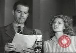 Image of Famous Hollywood personalities prepare for broadcast Hollywood Los Angeles California USA, 1943, second 16 stock footage video 65675060595