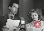 Image of Famous Hollywood personalities prepare for broadcast Hollywood Los Angeles California USA, 1943, second 22 stock footage video 65675060595