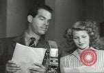 Image of Famous Hollywood personalities prepare for broadcast Hollywood Los Angeles California USA, 1943, second 23 stock footage video 65675060595