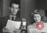 Image of Famous Hollywood personalities prepare for broadcast Hollywood Los Angeles California USA, 1943, second 25 stock footage video 65675060595