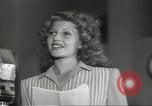 Image of Famous Hollywood personalities prepare for broadcast Hollywood Los Angeles California USA, 1943, second 34 stock footage video 65675060595