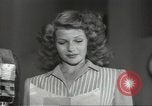 Image of Famous Hollywood personalities prepare for broadcast Hollywood Los Angeles California USA, 1943, second 40 stock footage video 65675060595
