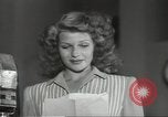 Image of Famous Hollywood personalities prepare for broadcast Hollywood Los Angeles California USA, 1943, second 41 stock footage video 65675060595