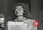 Image of Famous Hollywood personalities prepare for broadcast Hollywood Los Angeles California USA, 1943, second 43 stock footage video 65675060595