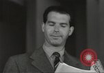 Image of Famous Hollywood personalities prepare for broadcast Hollywood Los Angeles California USA, 1943, second 52 stock footage video 65675060595