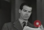 Image of Famous Hollywood personalities prepare for broadcast Hollywood Los Angeles California USA, 1943, second 53 stock footage video 65675060595