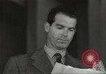 Image of Famous Hollywood personalities prepare for broadcast Hollywood Los Angeles California USA, 1943, second 54 stock footage video 65675060595