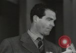 Image of Famous Hollywood personalities prepare for broadcast Hollywood Los Angeles California USA, 1943, second 55 stock footage video 65675060595