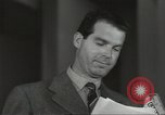 Image of Famous Hollywood personalities prepare for broadcast Hollywood Los Angeles California USA, 1943, second 56 stock footage video 65675060595