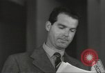 Image of Famous Hollywood personalities prepare for broadcast Hollywood Los Angeles California USA, 1943, second 57 stock footage video 65675060595