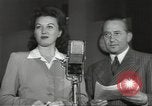 Image of Famous Hollywood personalities prepare for broadcast Hollywood Los Angeles California USA, 1943, second 62 stock footage video 65675060595