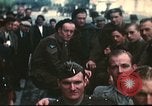 Image of Allied flyers escaped from Swiss internment Ambilly France, 1944, second 15 stock footage video 65675060613