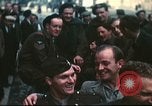 Image of Allied flyers escaped from Swiss internment Ambilly France, 1944, second 19 stock footage video 65675060613