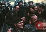 Image of Allied flyers escaped from Swiss internment Ambilly France, 1944, second 20 stock footage video 65675060613