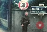 Image of Allied flyers escaped from Swiss internment Ambilly France, 1944, second 32 stock footage video 65675060613