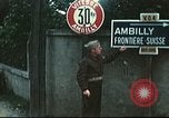 Image of Allied flyers escaped from Swiss internment Ambilly France, 1944, second 35 stock footage video 65675060613