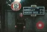 Image of Allied flyers escaped from Swiss internment Ambilly France, 1944, second 38 stock footage video 65675060613