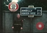 Image of Allied flyers escaped from Swiss internment Ambilly France, 1944, second 39 stock footage video 65675060613