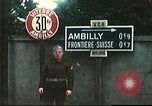 Image of Allied flyers escaped from Swiss internment Ambilly France, 1944, second 40 stock footage video 65675060613