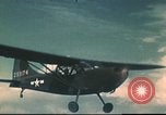 Image of L-5 Sentinel aircraft in Alpine region of France Annecy France, 1944, second 6 stock footage video 65675060620