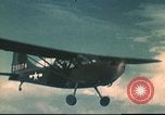 Image of L-5 Sentinel aircraft in Alpine region of France Annecy France, 1944, second 7 stock footage video 65675060620
