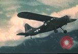 Image of L-5 Sentinel aircraft in Alpine region of France Annecy France, 1944, second 9 stock footage video 65675060620