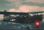 Image of L-5 Sentinel aircraft in Alpine region of France Annecy France, 1944, second 54 stock footage video 65675060620