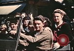 Image of American soldiers with local girls Lyon France, 1944, second 22 stock footage video 65675060621