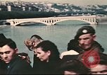 Image of American soldiers with local girls Lyon France, 1944, second 42 stock footage video 65675060621