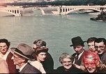 Image of American soldiers with local girls Lyon France, 1944, second 52 stock footage video 65675060621
