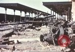 Image of railroad station Sicily Italy, 1943, second 6 stock footage video 65675060641